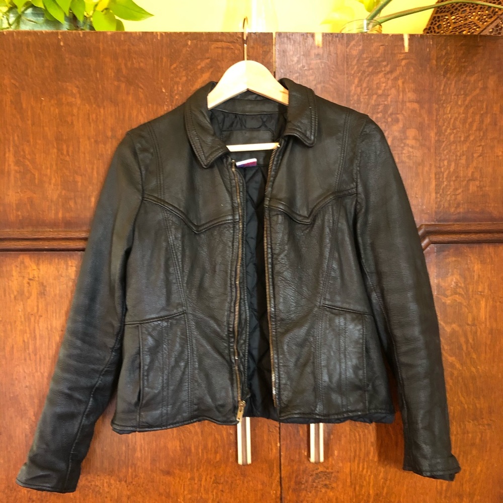 XS Vintage Leather Jacket